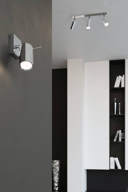 Wandlamp Ortavo chroom staal (afbeelding 3)