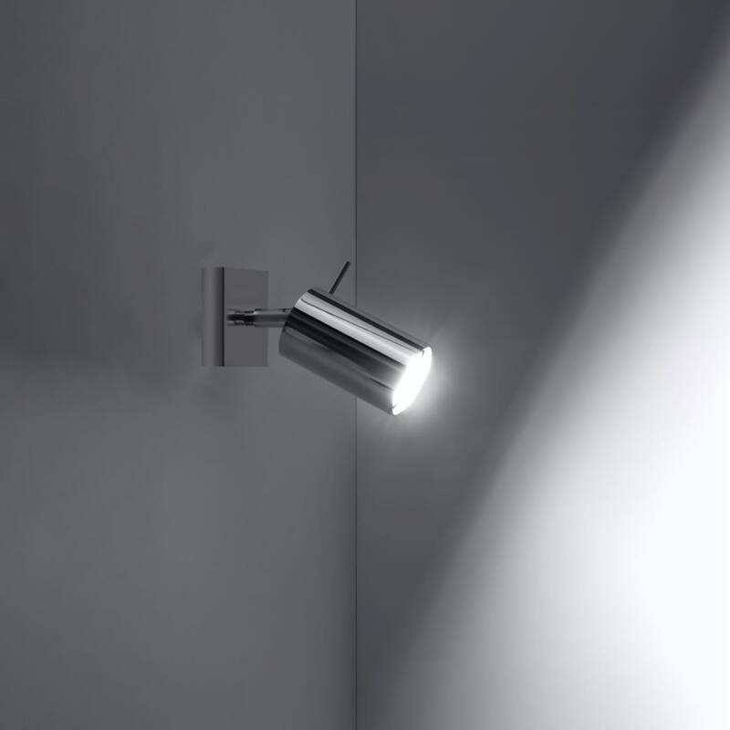 Wandlamp Ortavo chroom staal (afbeelding 2)