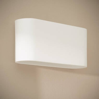 Wandlamp Embrano van gips, vooraanzicht