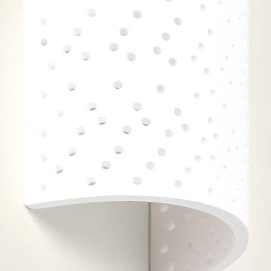 Wandlamp Granivo brandend aan de wand