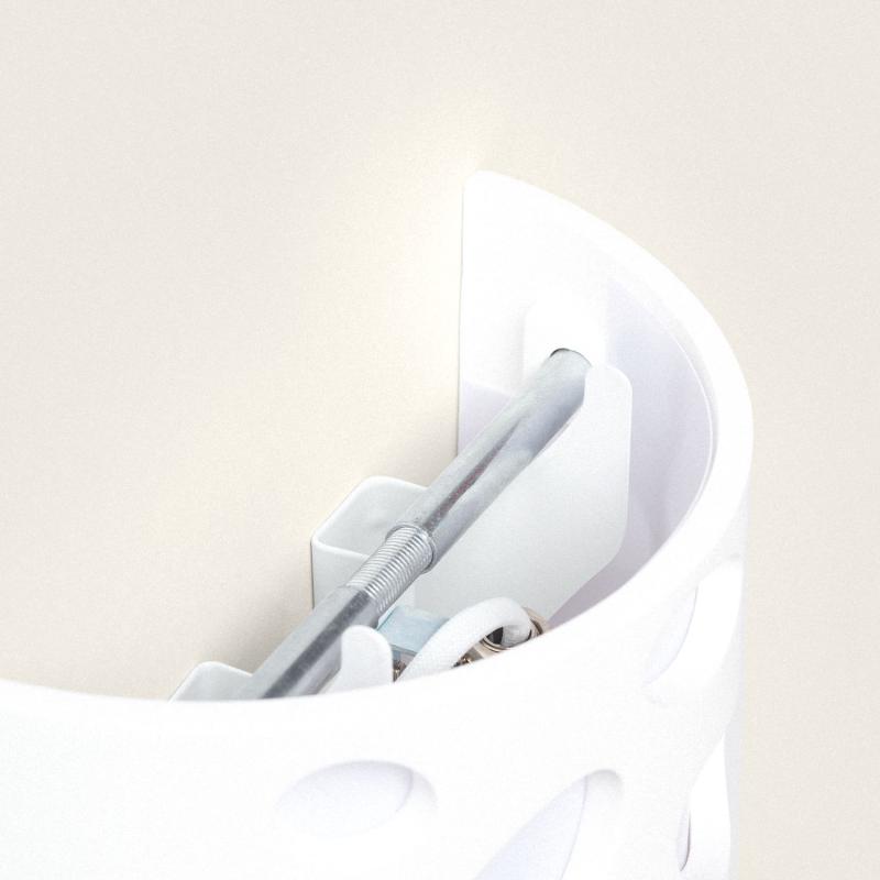 Wandlamp Fildaro van gips, vooraanzicht