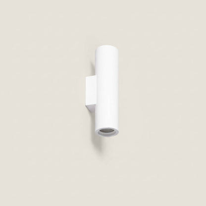 Wandlamp Rialtaro van wit gips met licht naar twee kanten
