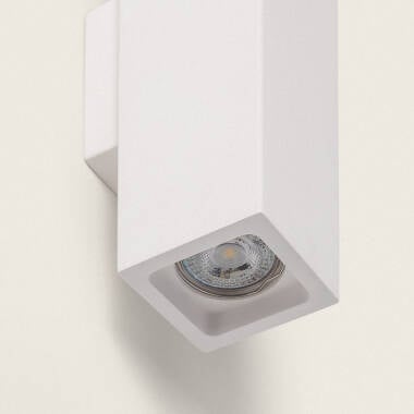 Wandlamp Hestano brandend met lichtbundels naar boven en beneden