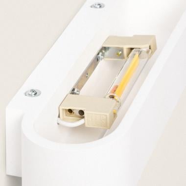 Wandlamp Lineavo brandend