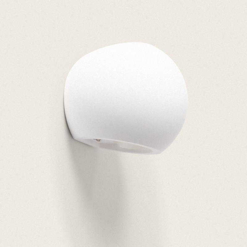 Wandlamp Rondano gips wit