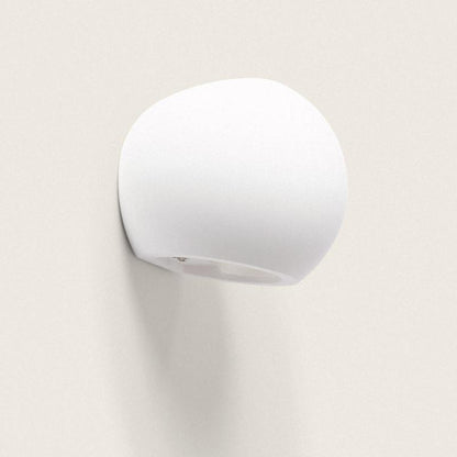 Wandlamp Rondano gips wit