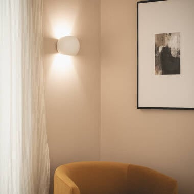 Wandlamp Rondano detail gips