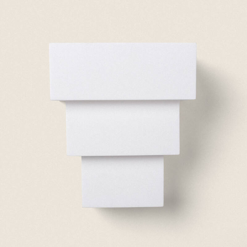 Wandlamp Endaro van gips, vooraanzicht