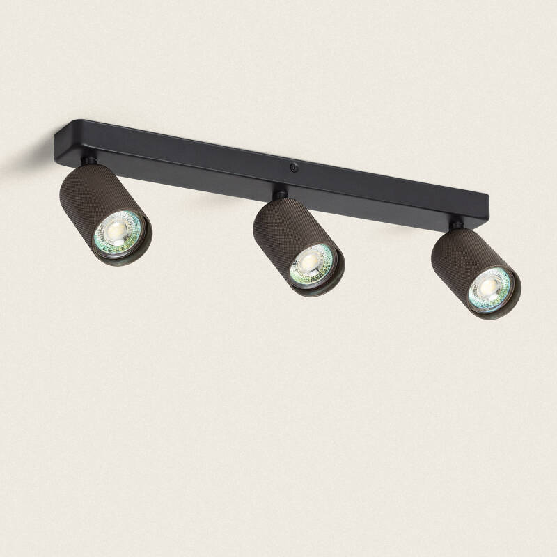 KLENDIVO aluminium plafondlamp met drie richtbare spots, afbeelding 1