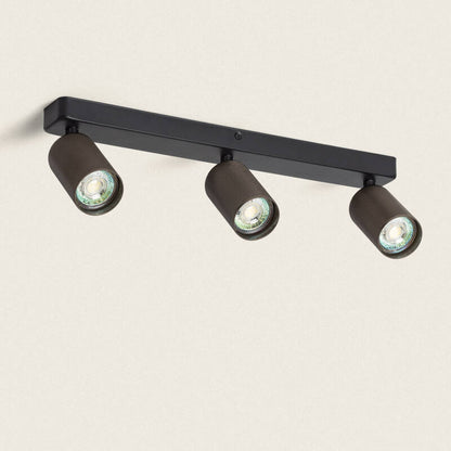 KLENDIVO aluminium plafondlamp met drie richtbare spots, afbeelding 1