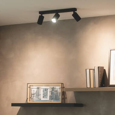 KLENDIVO aluminium plafondlamp met drie richtbare spots, afbeelding 6