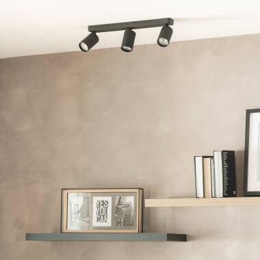 KLENDIVO aluminium plafondlamp met drie richtbare spots, afbeelding 8