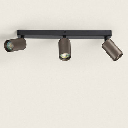 KLENDIVO aluminium plafondlamp met drie richtbare spots, afbeelding 2