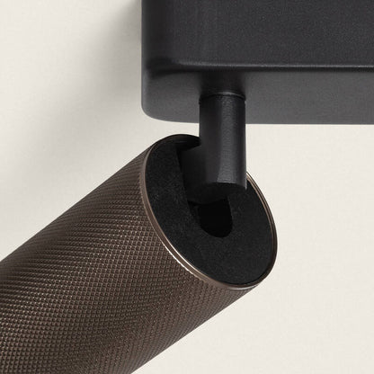 GALMARO plafondbalk met vier richtbare spots 78 cm in brons, afbeelding 4