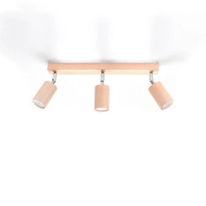 HULSANO houten plafondlamp met drie spots