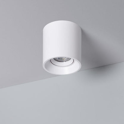 SELMIVO witte ronde opbouwspot met kantelbare ring, afbeelding 1