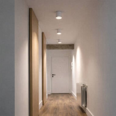 SELMIVO witte ronde opbouwspot met kantelbare ring, afbeelding 2