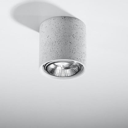 TUMBAVO kubusvormige plafondspot van beton, afbeelding 1