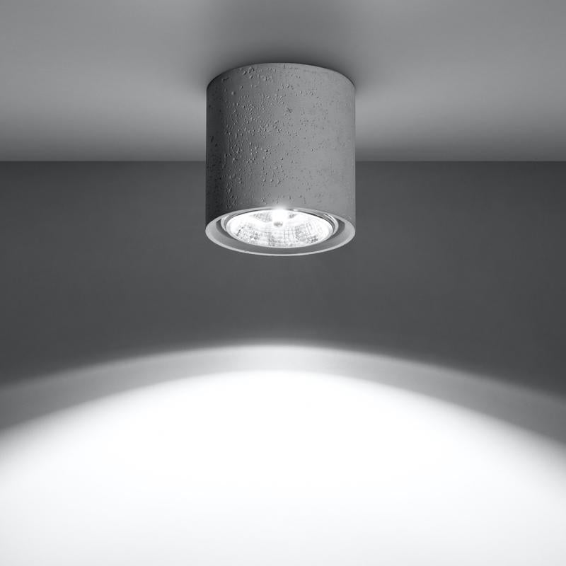 TUMBAVO kubusvormige plafondspot van beton, afbeelding 2