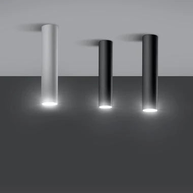 RANVARO smalle cilindrische plafondlamp van metaal, foto 5