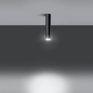 RANVARO smalle cilindrische plafondlamp van metaal, foto 2