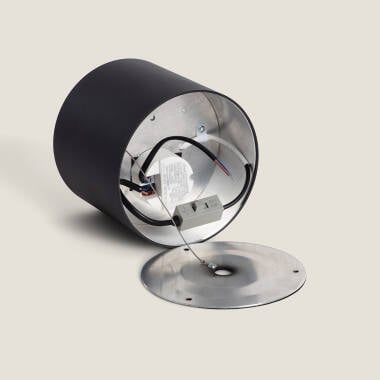 MURVIVO ronde LED plafondlamp in zwart