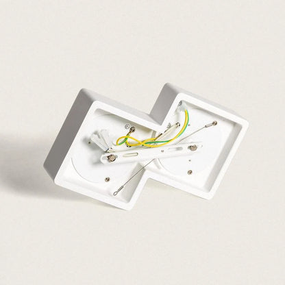 XEMBRANO plafondlamp van gips met twee spots