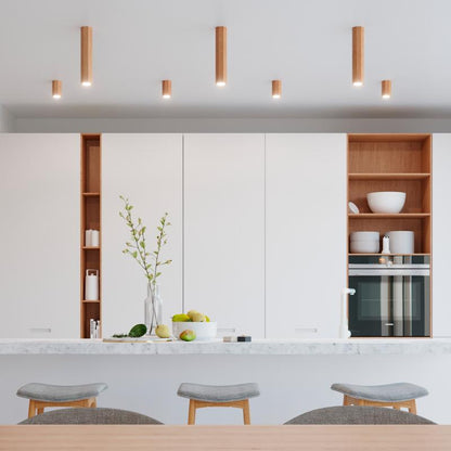 TUNDIVO plafondlamp natuurlijk hout, afbeelding 3