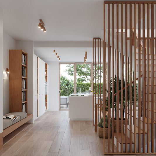 TUNDIVO plafondlamp natuurlijk hout, afbeelding 2
