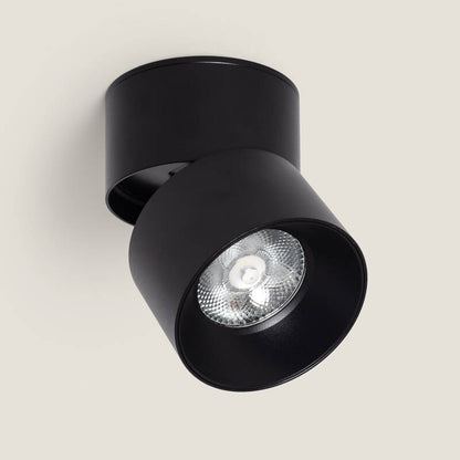 QUADRIVO ronde LED plafondlamp in zwart