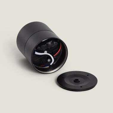 QUADRIVO ronde LED plafondlamp in zwart