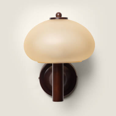 Wandlamp Kendavo detail van het metalen frame