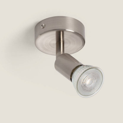 TINSARO verstelbare opbouwspot van aluminium in zilver