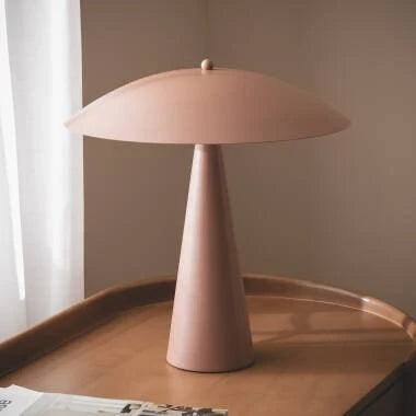 BRUSARO metalen tafellamp met twee lichtpunten 38 cm, afbeelding 2