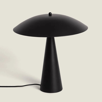 BRUSARO metalen tafellamp met twee lichtpunten 38 cm in zwart, afbeelding 1