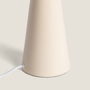 BRUSARO metalen tafellamp met twee lichtpunten 38 cm in beige, afbeelding 5
