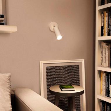 Wandlamp Arvaro detail van de kantelbare lamphouder