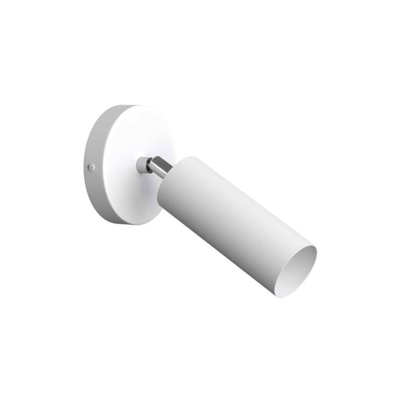 Wandlamp Arvaro richtbare spot in wit metaal