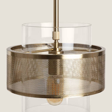 FONDIVO hanglamp goud, zijaanzicht
