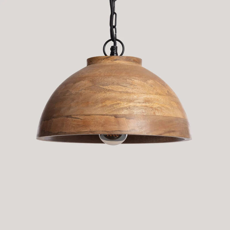 GARNIVO hanglamp in bruin, afbeelding 1