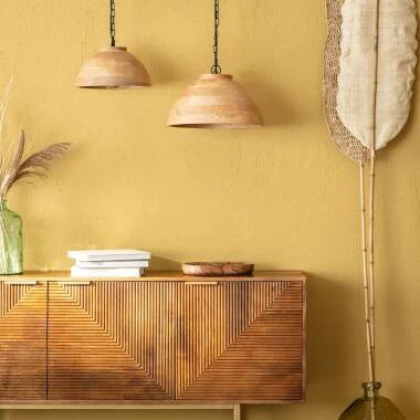 GARNIVO hanglamp in bruin, afbeelding 4