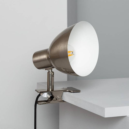 KRUNARO bureaulamp in nikkel, afbeelding 1