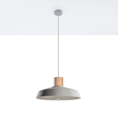 RAMBIVO hanglamp van cement in grijs