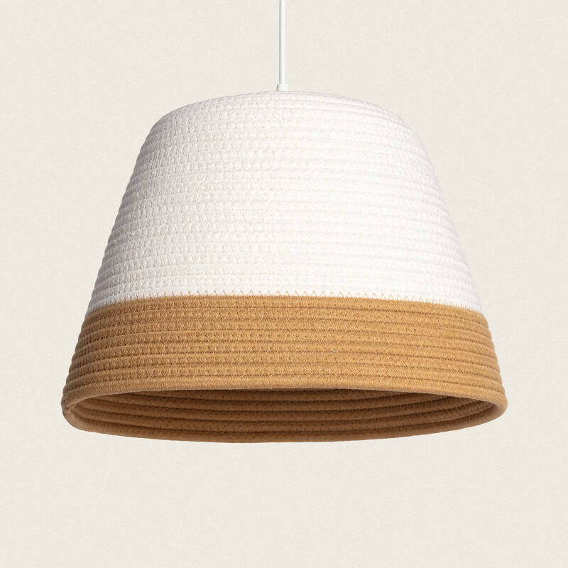 BRASTARO hanglamp van wit katoen