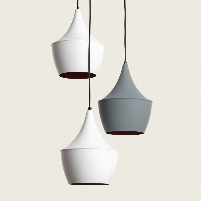 OSTRIVO hanglamp in wit/grijs