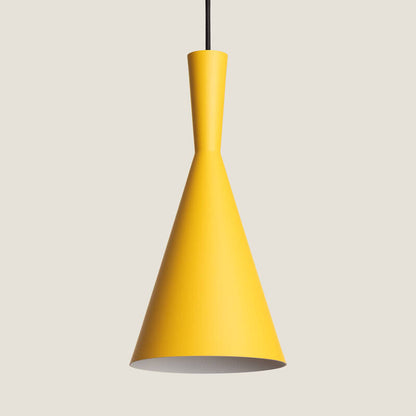 Hanglamp Conaro aluminium geel