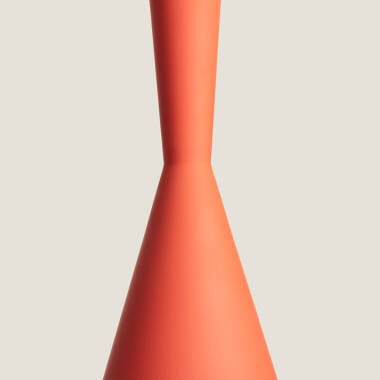 Hanglamp Conaro terracotta zijaanzicht