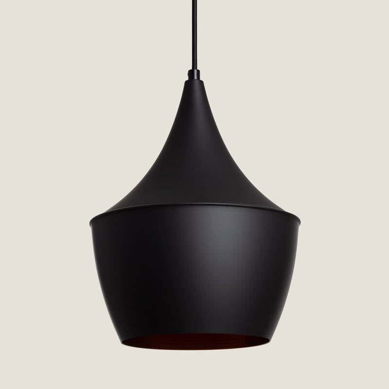BREGANO hanglamp van aluminium in zwart