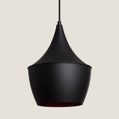 BREGANO hanglamp van aluminium in zwart