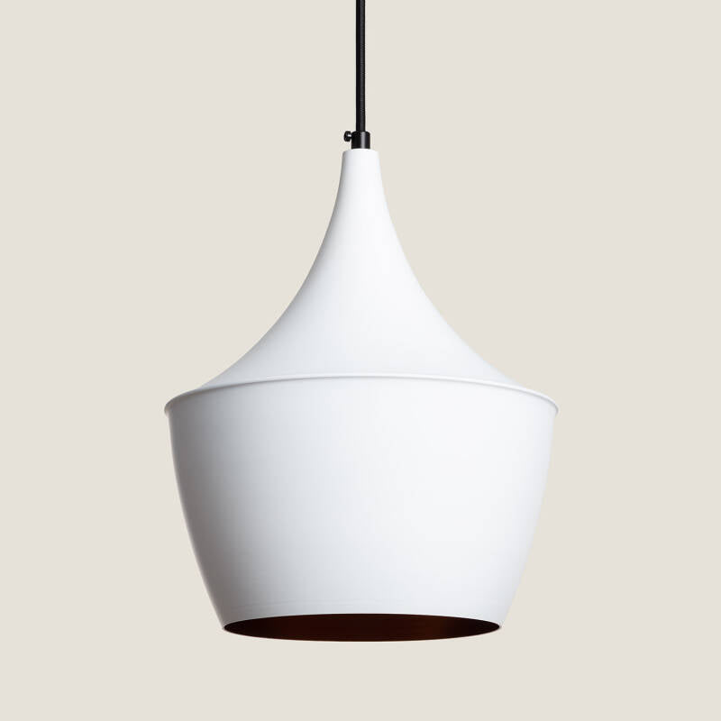 BREGANO hanglamp van aluminium in wit